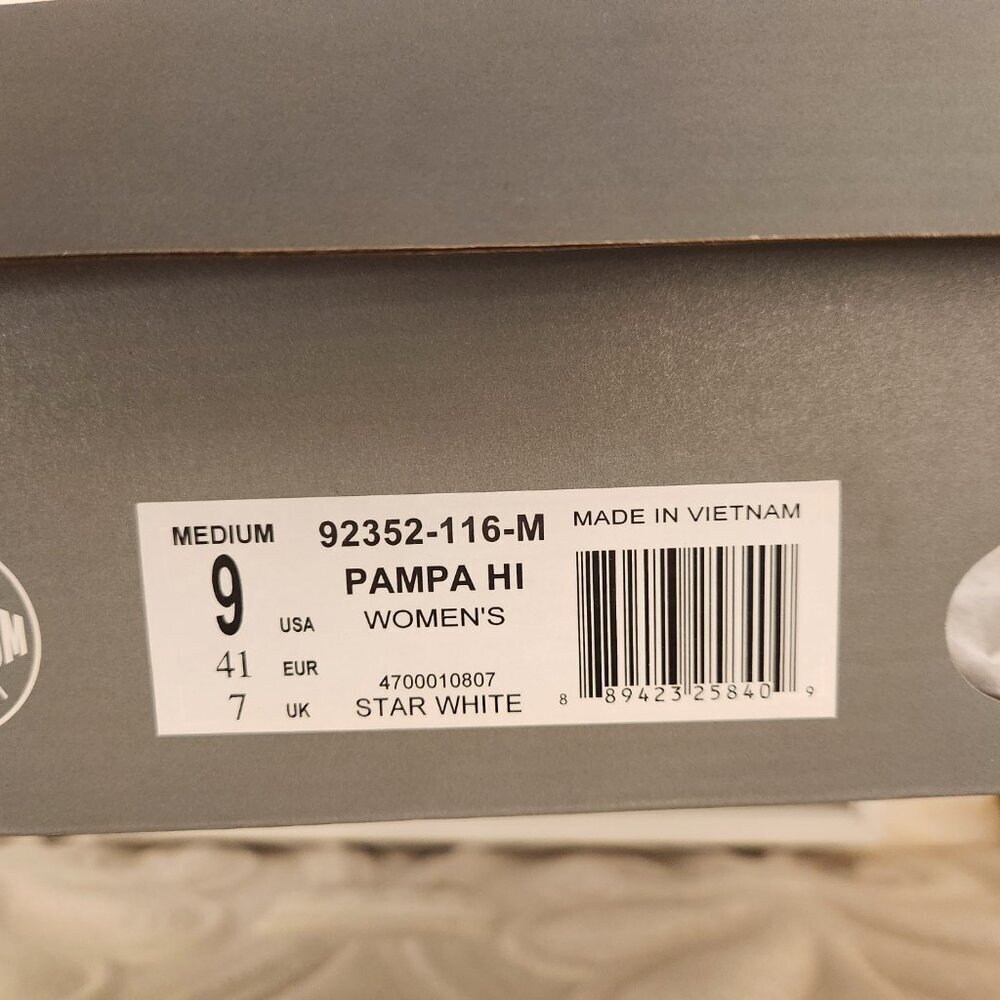 Palladium Star White Hight top sneakers. "Pampa Hi" NIB. Size 9 - Picture 10 of 12
